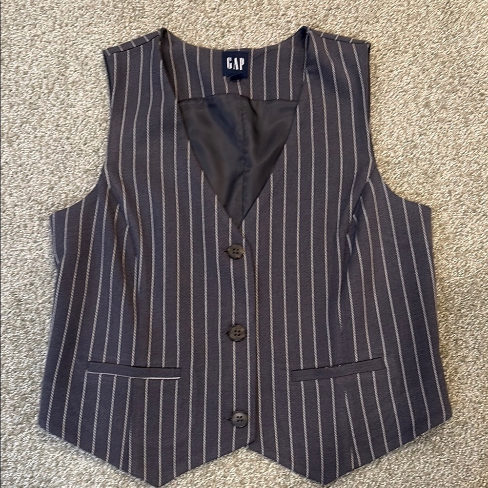 GAP Pinstripe Vest